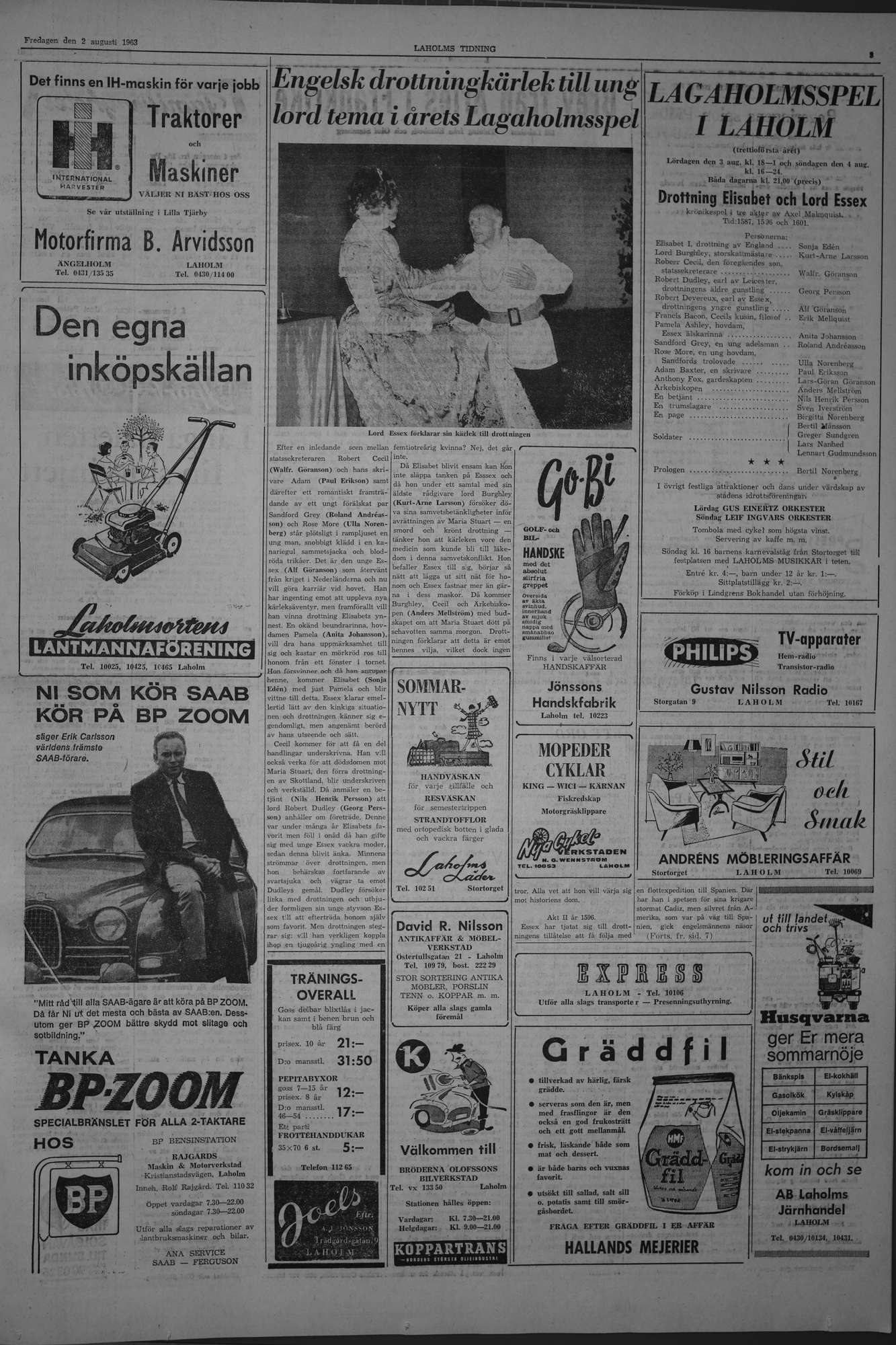Laholms Tidning Fredag 2 augusti 1963, sida 3