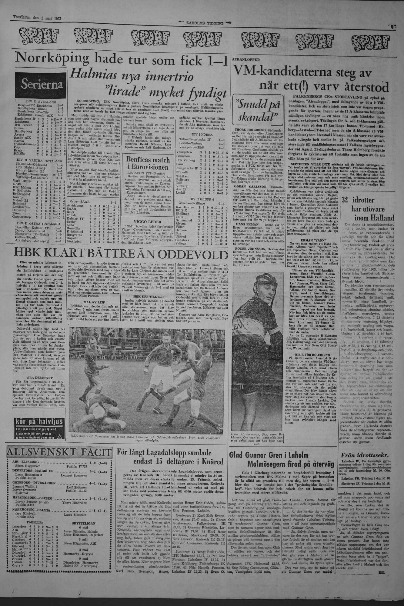 Laholms Tidning Torsdag 2 maj 1963, sida 5