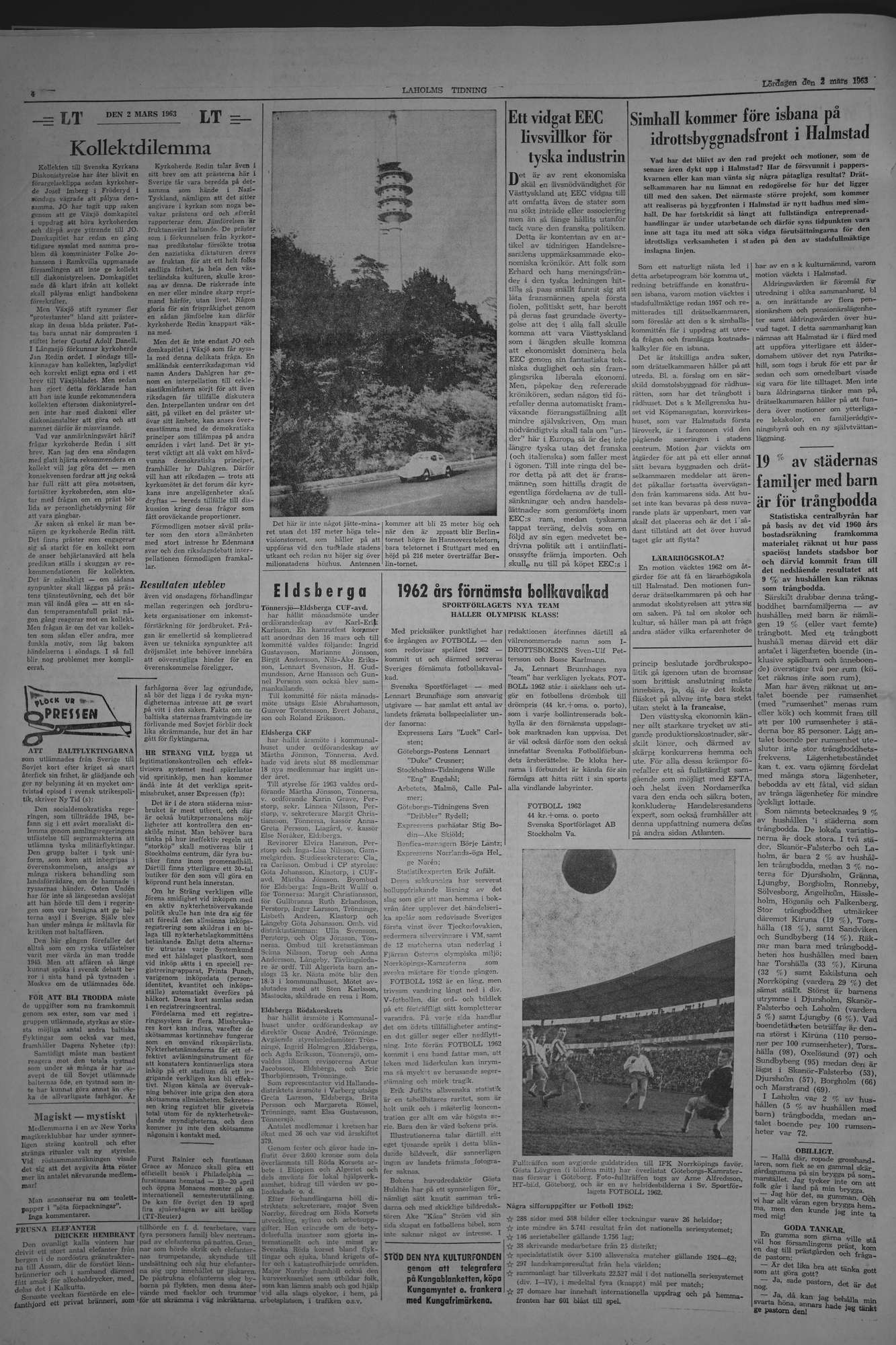 Laholms Tidning Lördag 2 mars 1963, sida 4