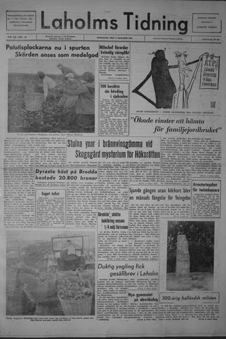 Förstasidan, Onsdag 2 oktober 1963