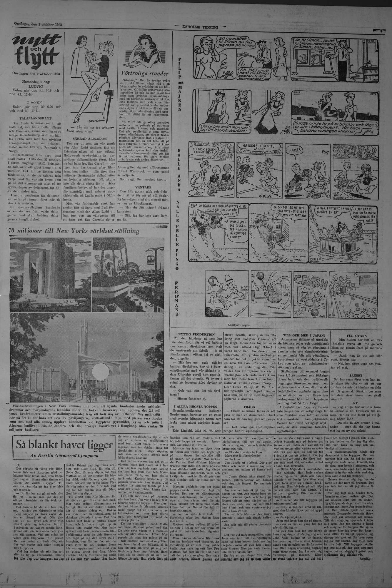 Laholms Tidning Onsdag 2 oktober 1963, sida 5