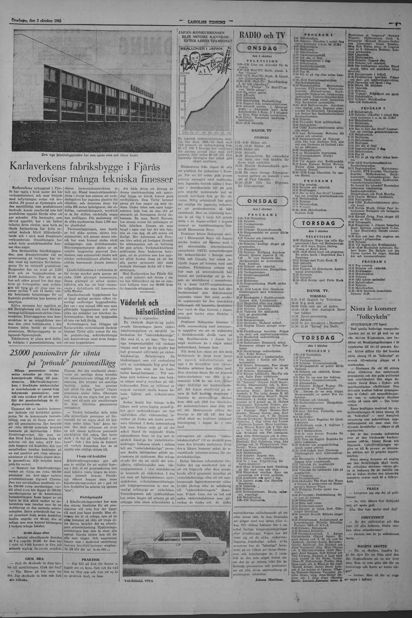 Laholms Tidning Onsdag 2 oktober 1963, sida 7