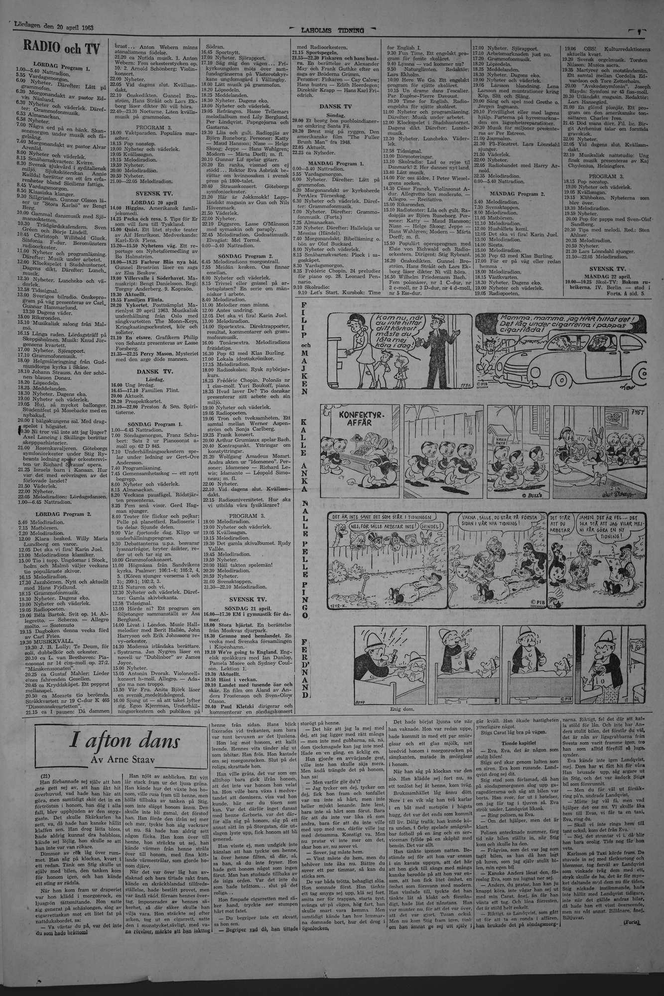 Laholms Tidning Lördag 20 april 1963, sida 7