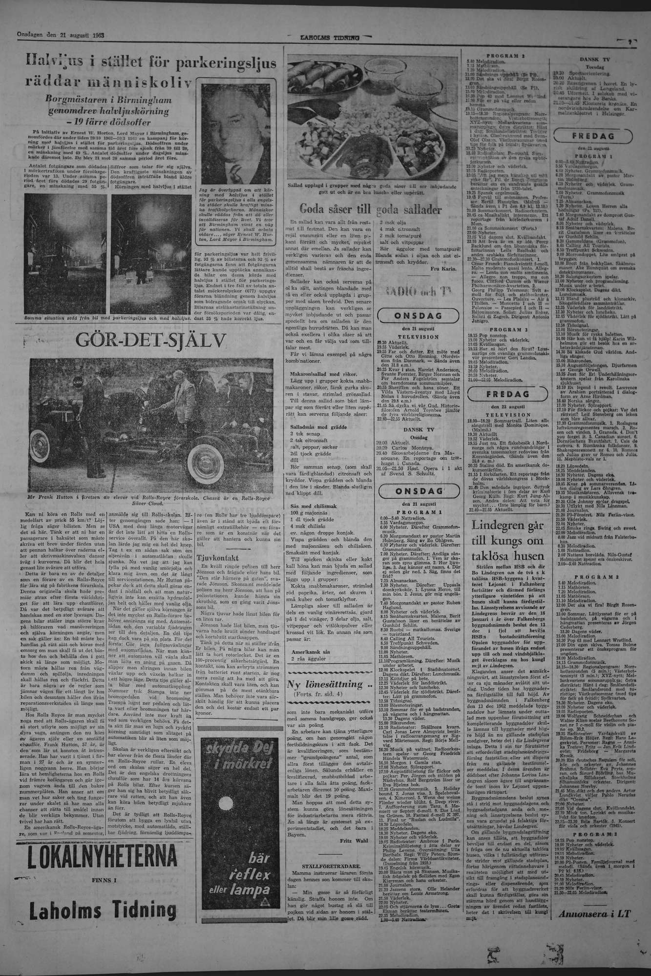 Laholms Tidning Onsdag 21 augusti 1963, sida 7