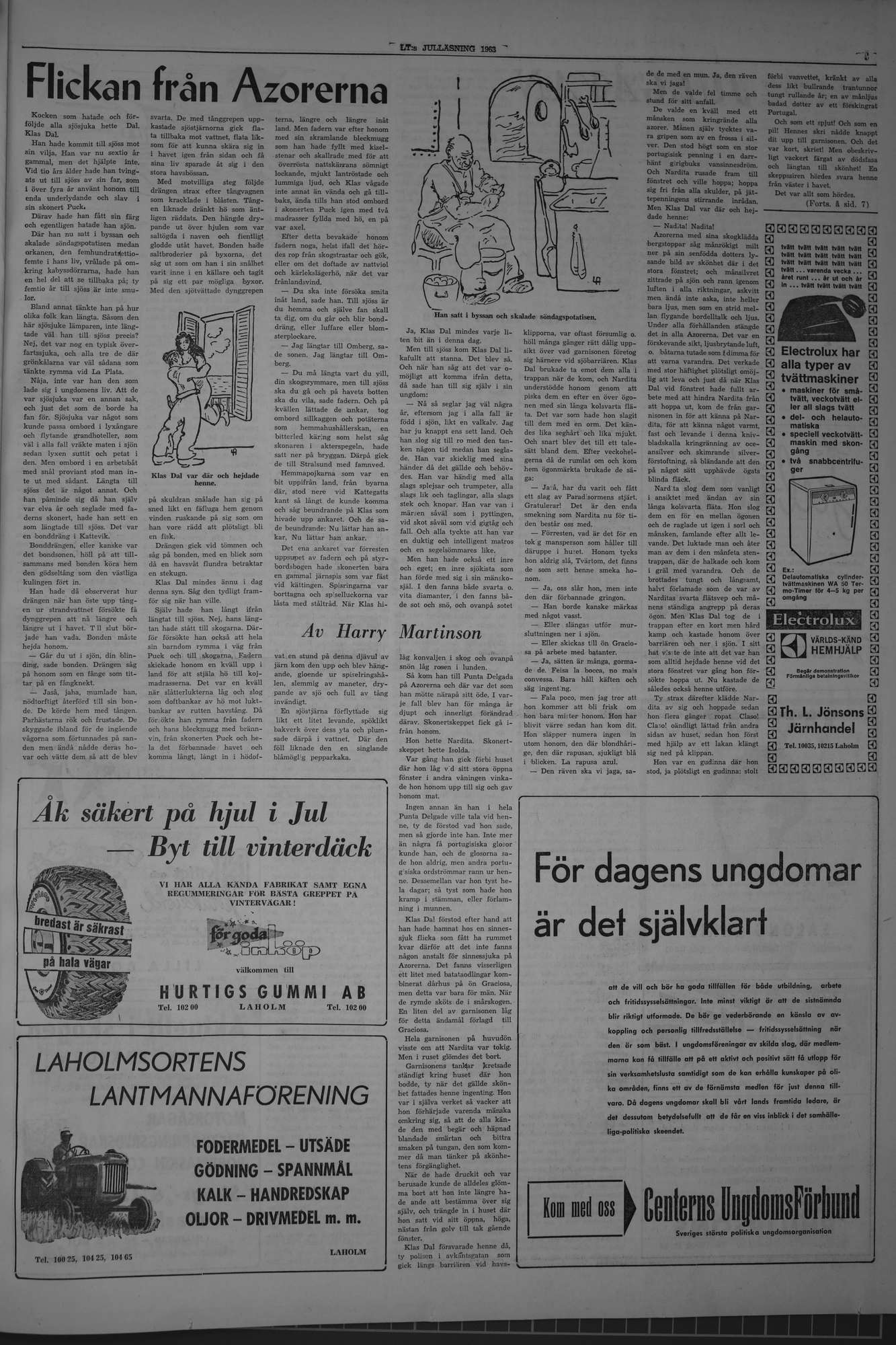 Laholms Tidning Lördag 21 december 1963, sida 13