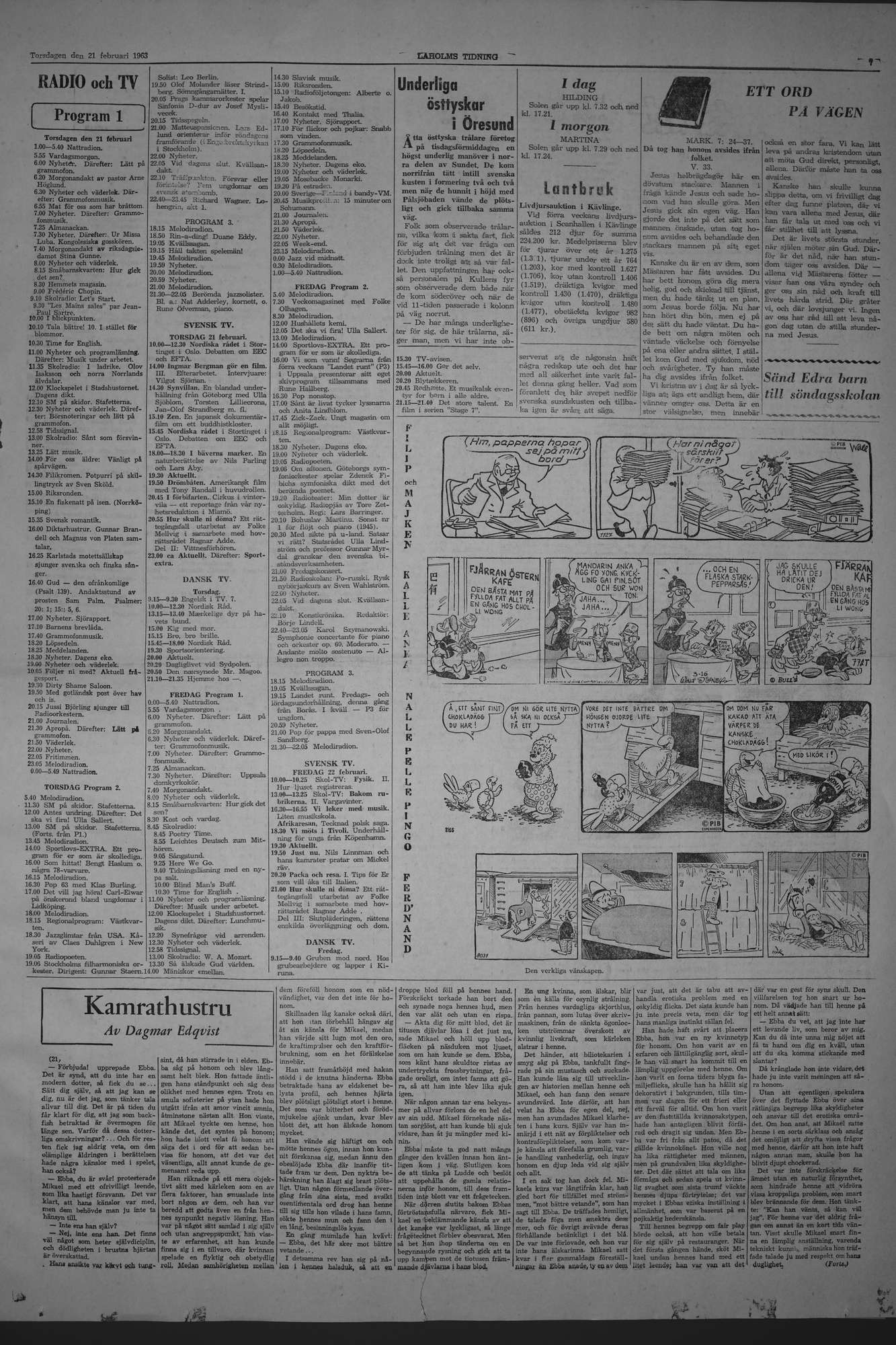 Laholms Tidning Torsdag 21 februari 1963, sida 7