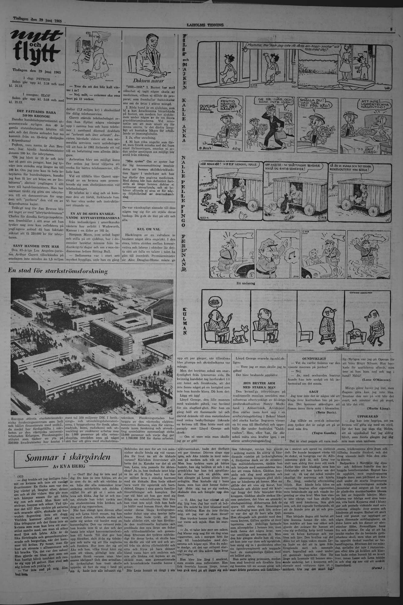 Laholms Tidning Tisdag 29 juni 1965, sida 5