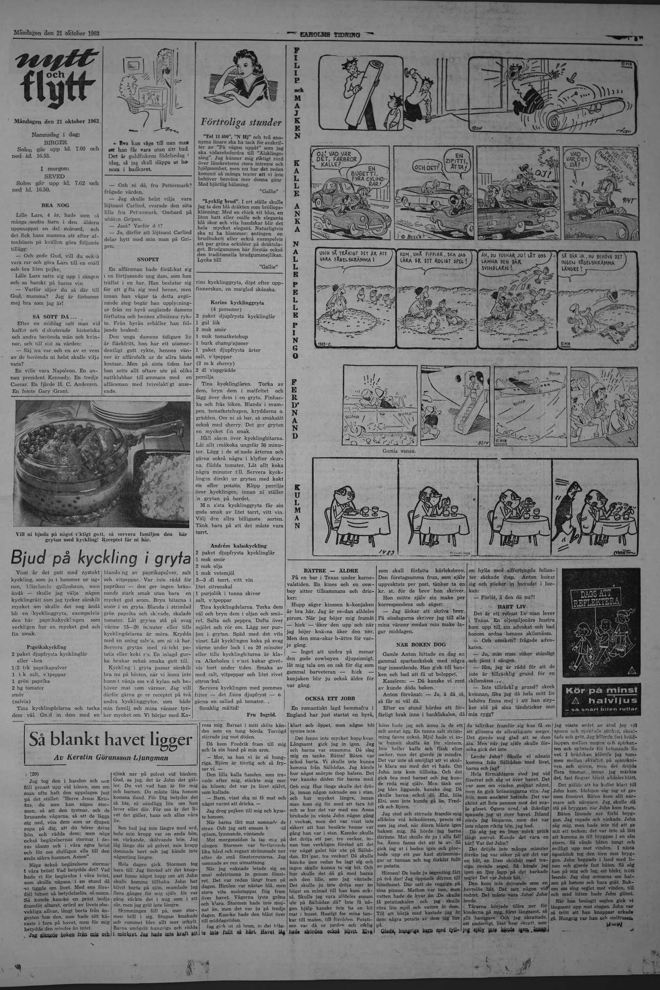 Laholms Tidning Måndag 21 oktober 1963, sida 5