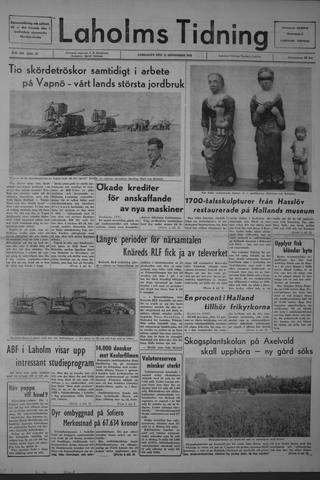 Förstasidan, Lördag 21 september 1963