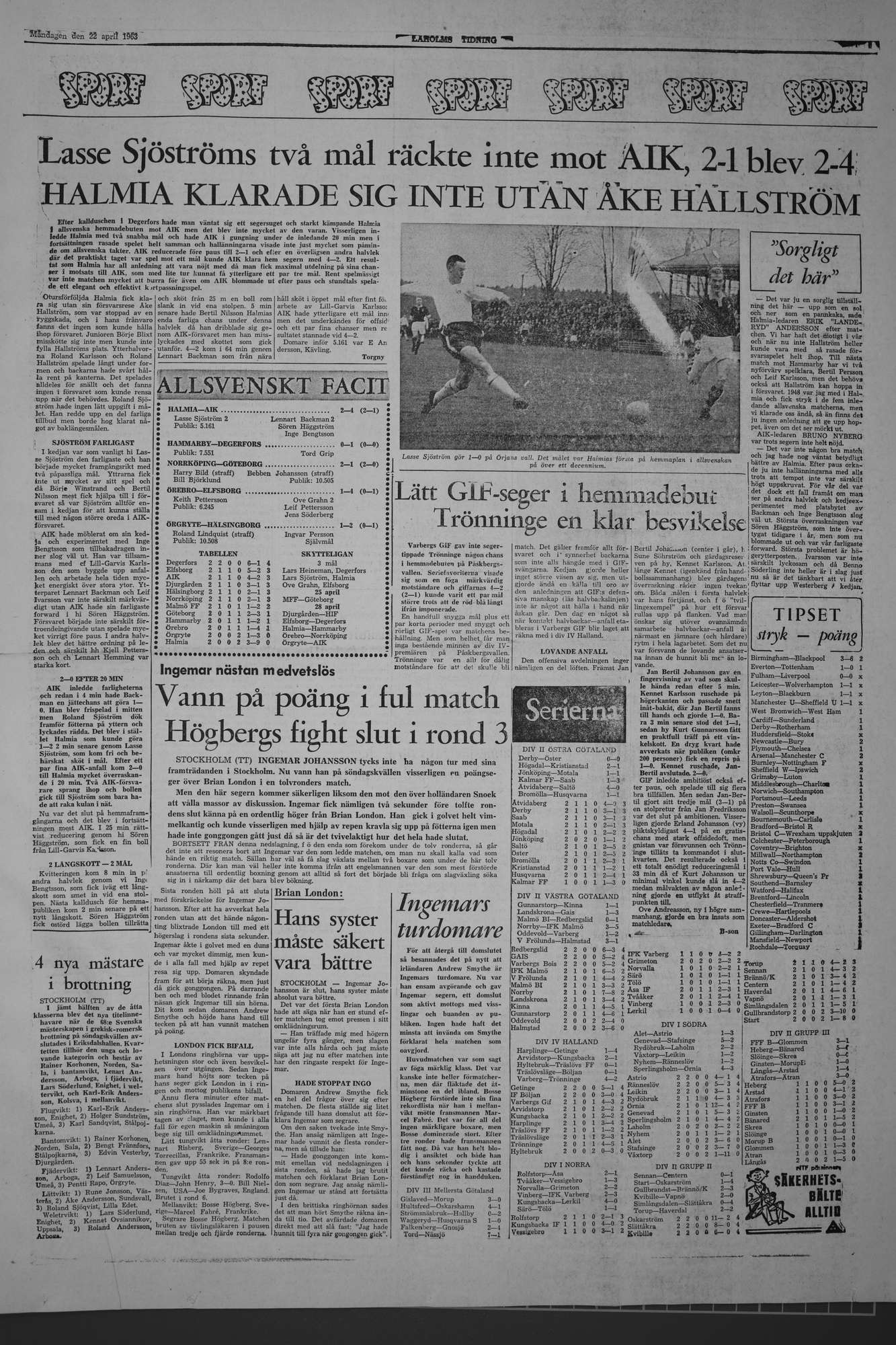 Laholms Tidning Måndag 22 april 1963, sida 5
