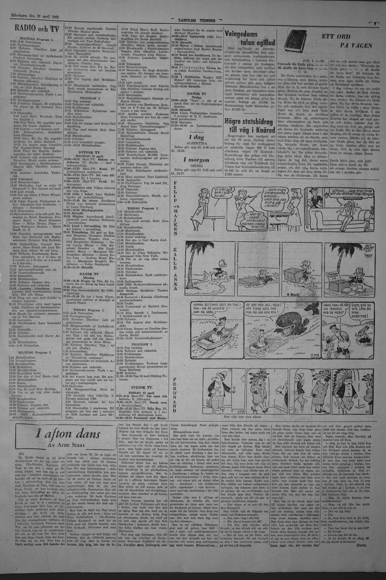 Laholms Tidning Måndag 22 april 1963, sida 7