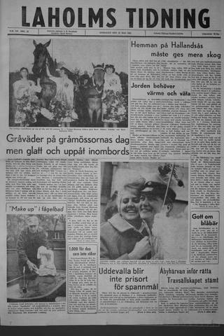 Förstasidan, Onsdag 22 maj 1963
