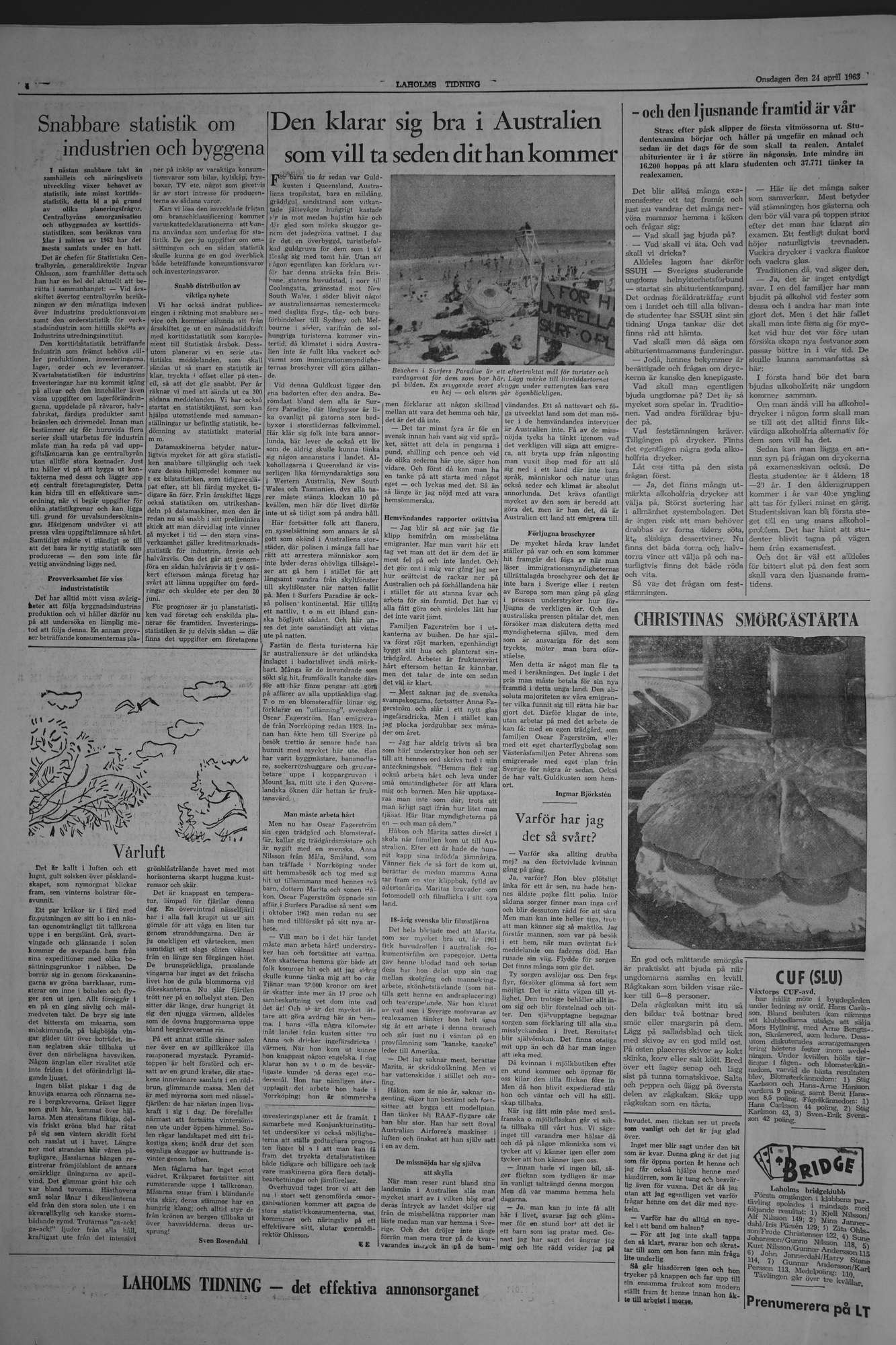 Laholms Tidning Onsdag 24 april 1963, sida 4