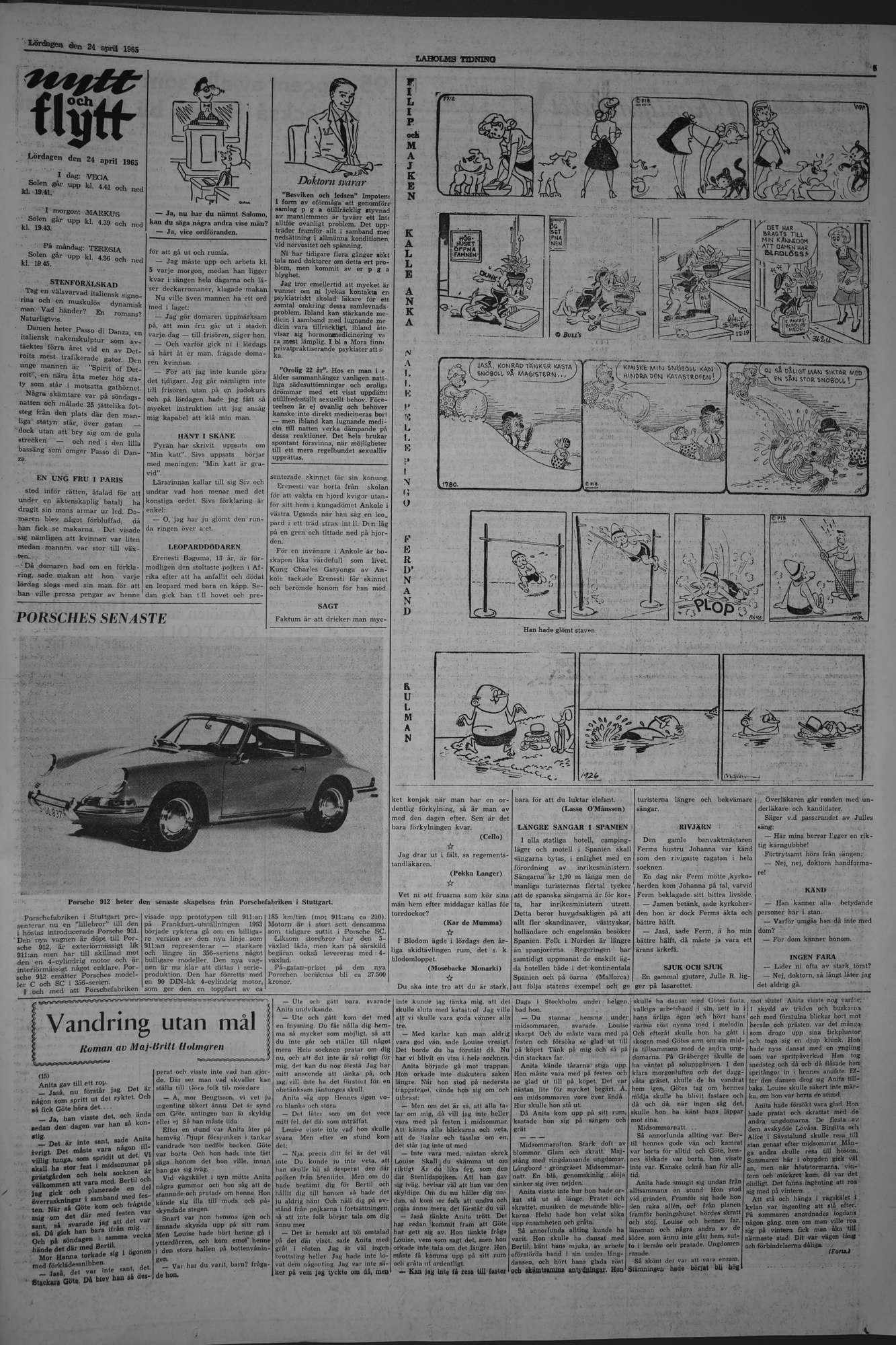Laholms Tidning Lördag 24 april 1965, sida 5