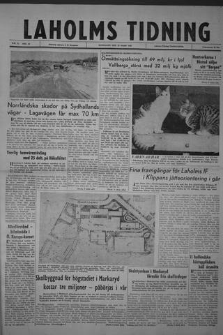 Förstasidan, Måndag 25 mars 1963