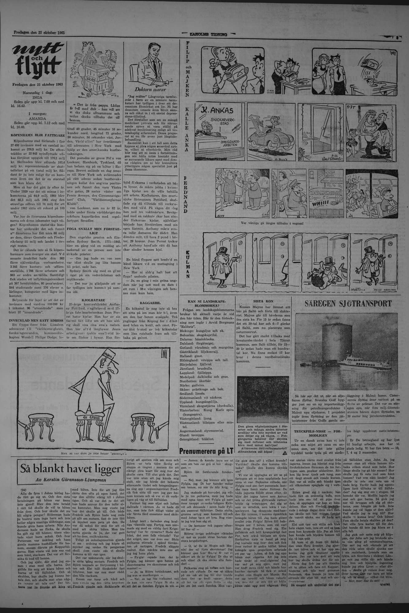 Laholms Tidning Fredag 25 oktober 1963, sida 5