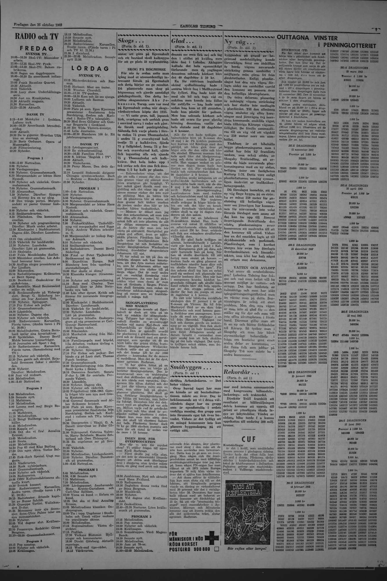 Laholms Tidning Fredag 25 oktober 1963, sida 7