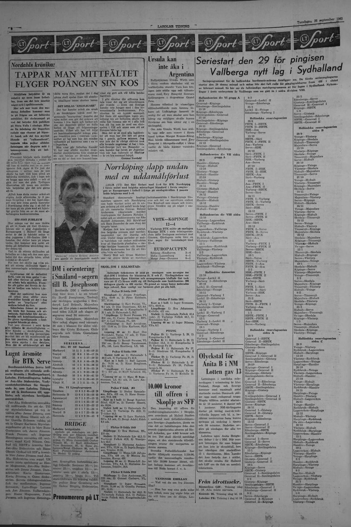 Laholms Tidning Torsdag 26 september 1963, sida 2
