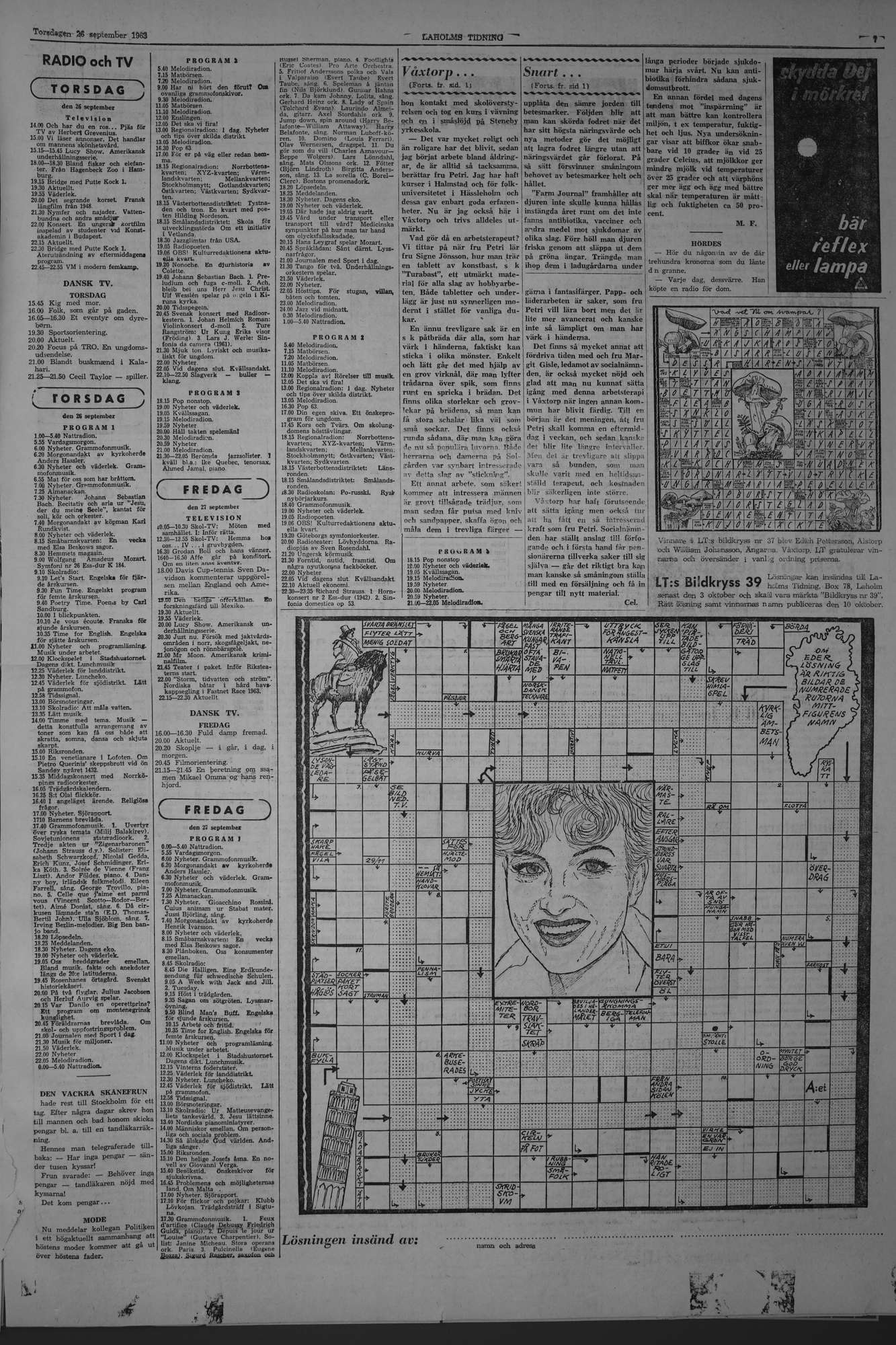 Laholms Tidning Torsdag 26 september 1963, sida 3