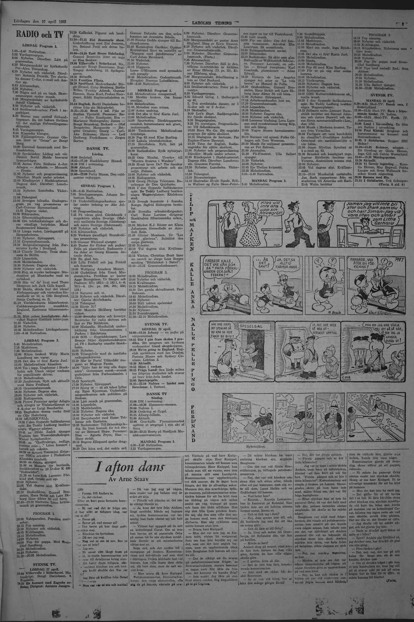 Laholms Tidning Lördag 27 april 1963, sida 7