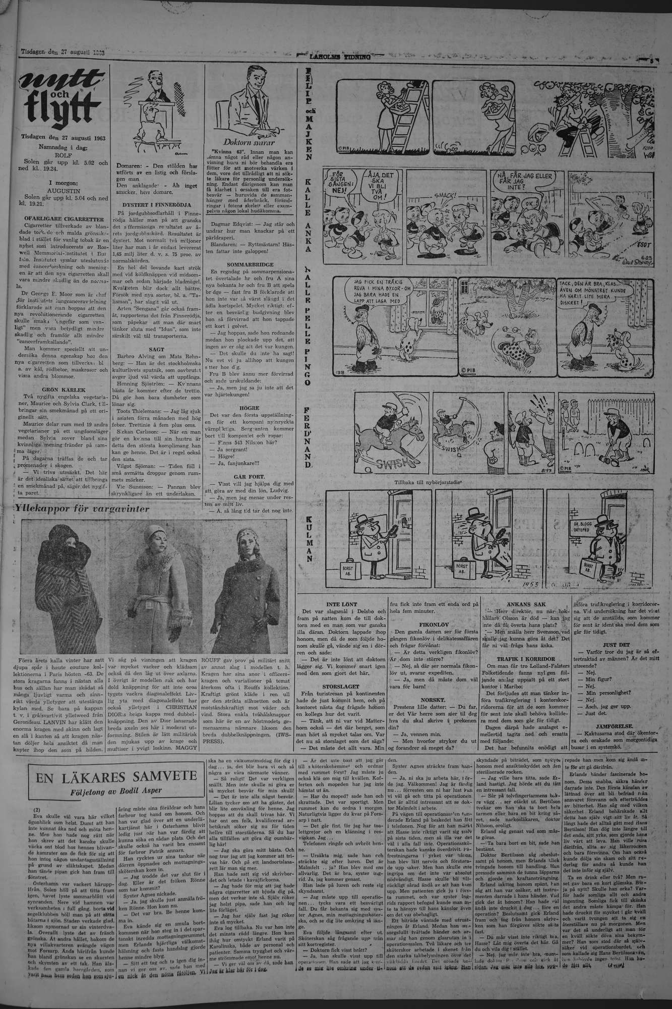 Laholms Tidning Tisdag 27 augusti 1963, sida 5