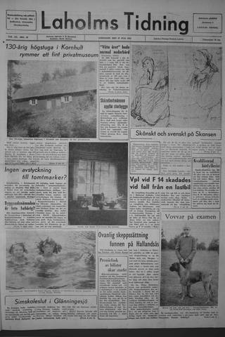 Förstasidan, Lördag 27 juli 1963