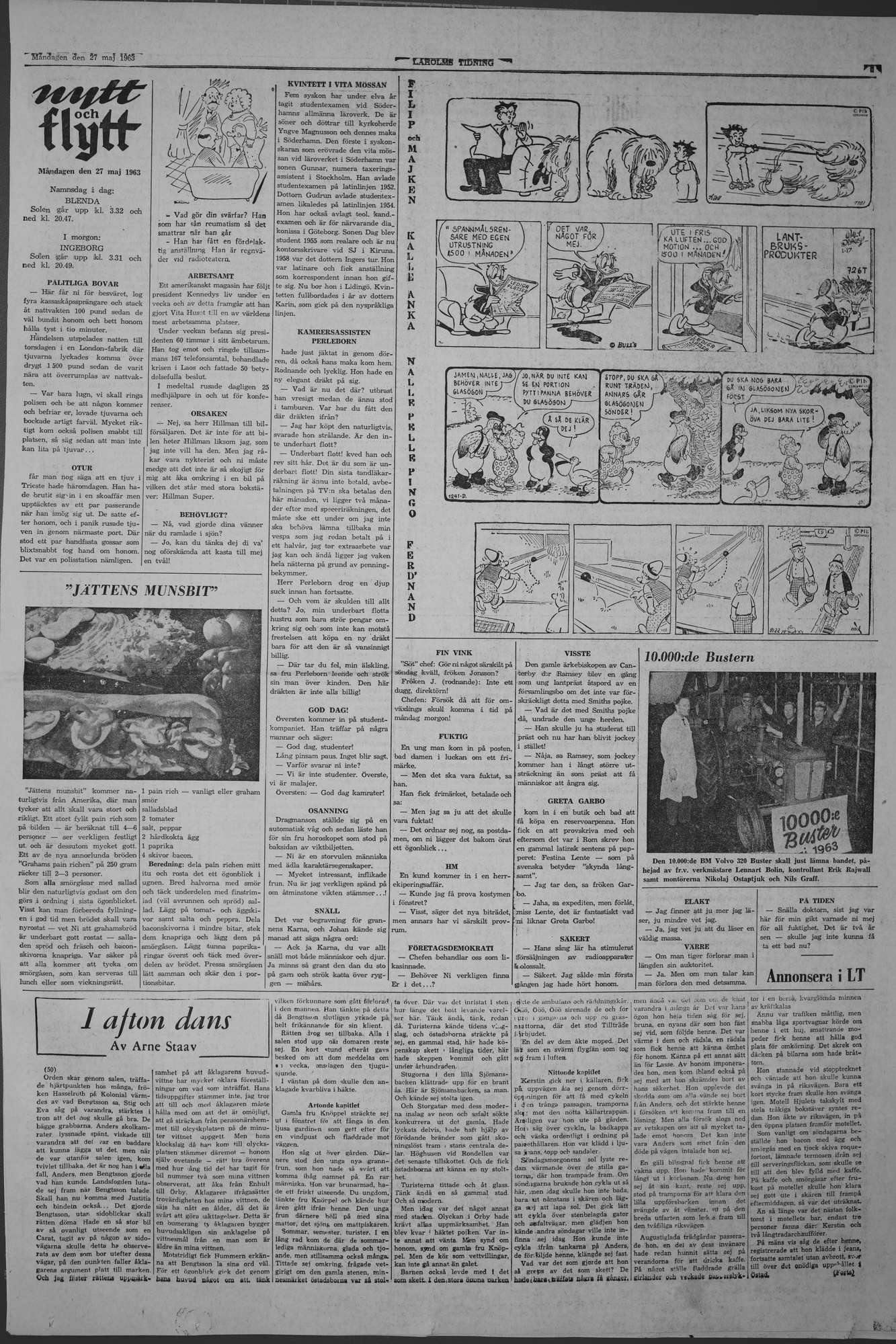 Laholms Tidning Måndag 27 maj 1963, sida 5