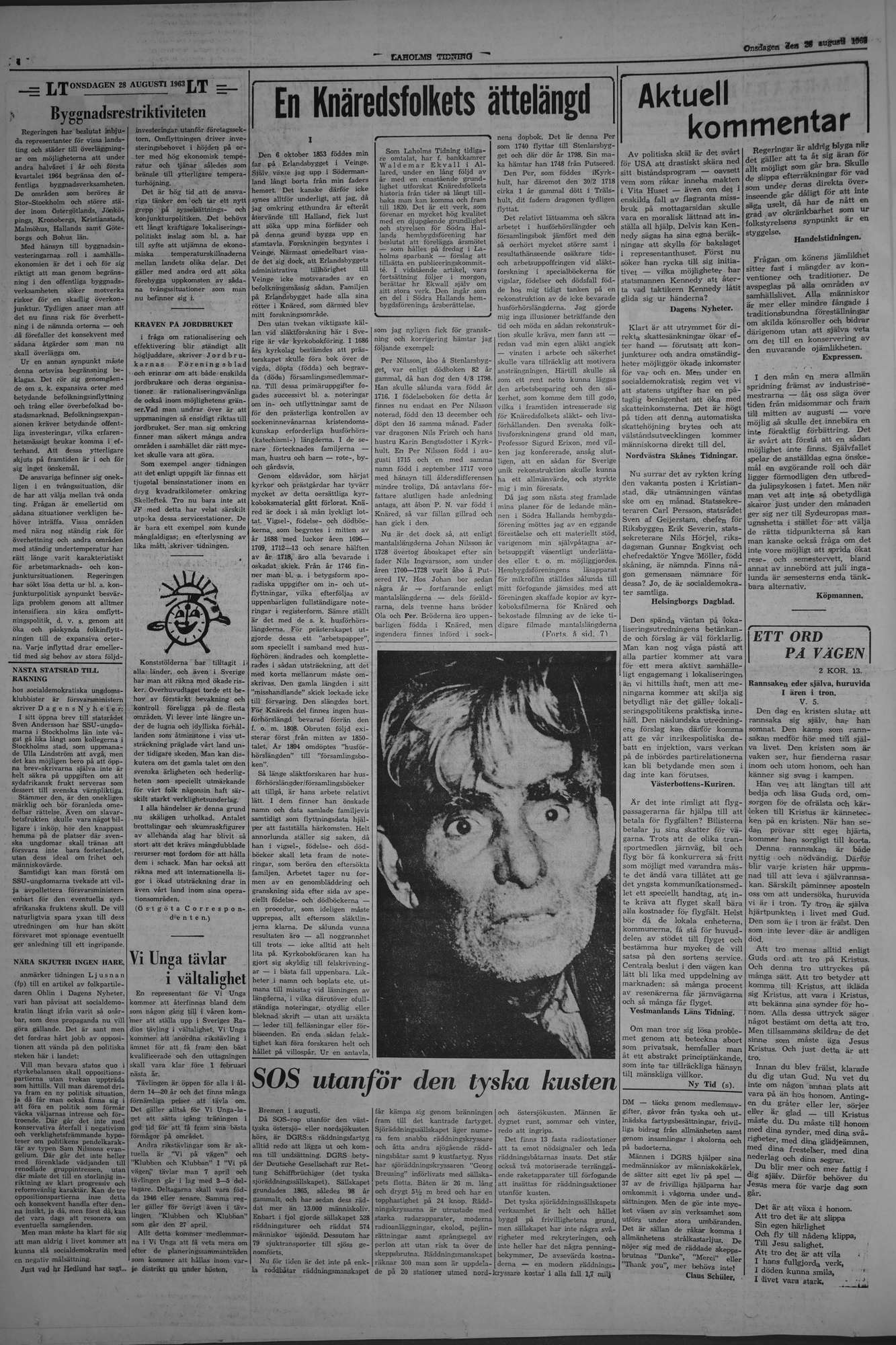 Laholms Tidning Onsdag 28 augusti 1963, sida 4