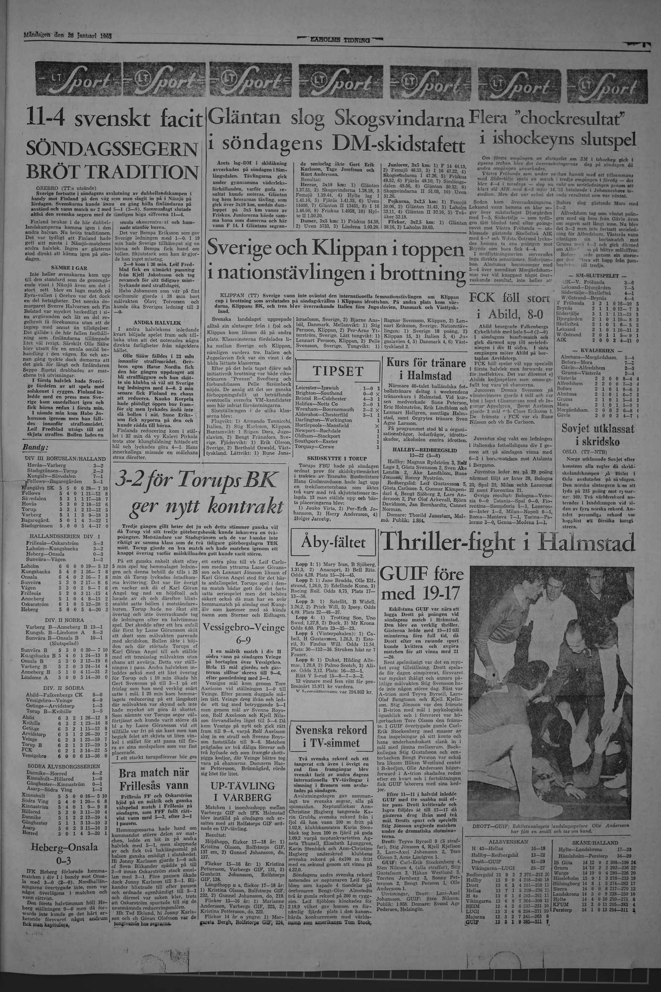 Laholms Tidning Måndag 28 januari 1963, sida 5