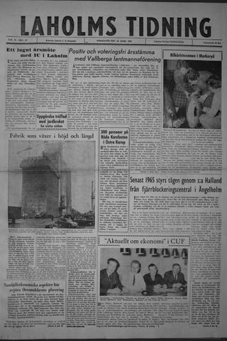 Förstasidan, Torsdag 28 mars 1963