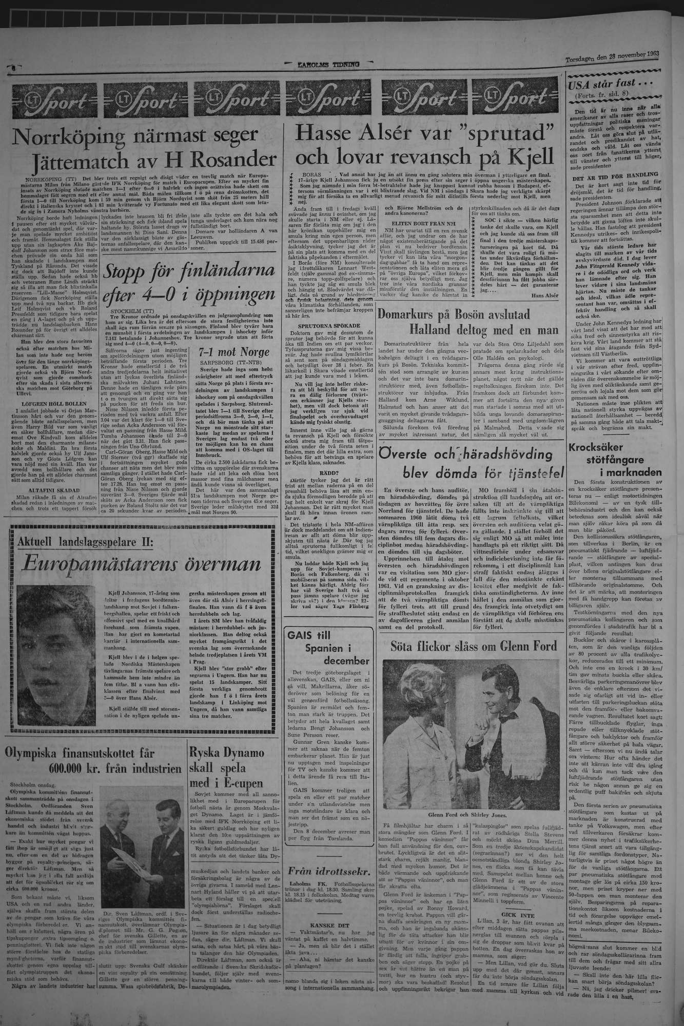 Laholms Tidning Torsdag 28 november 1963, sida 6