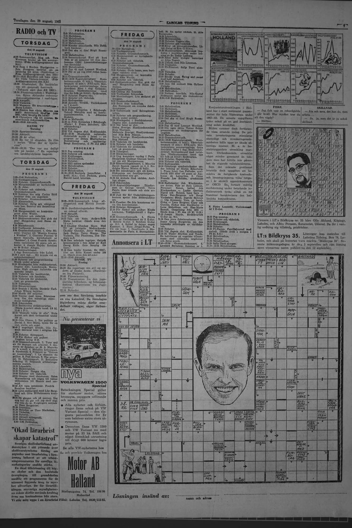 Laholms Tidning Torsdag 29 augusti 1963, sida 7