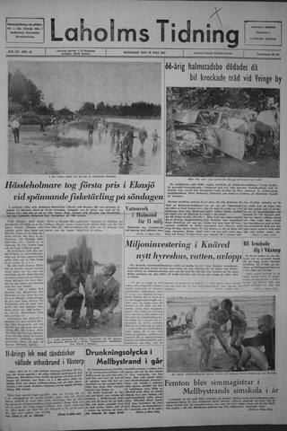 Förstasidan, Måndag 29 juli 1963
