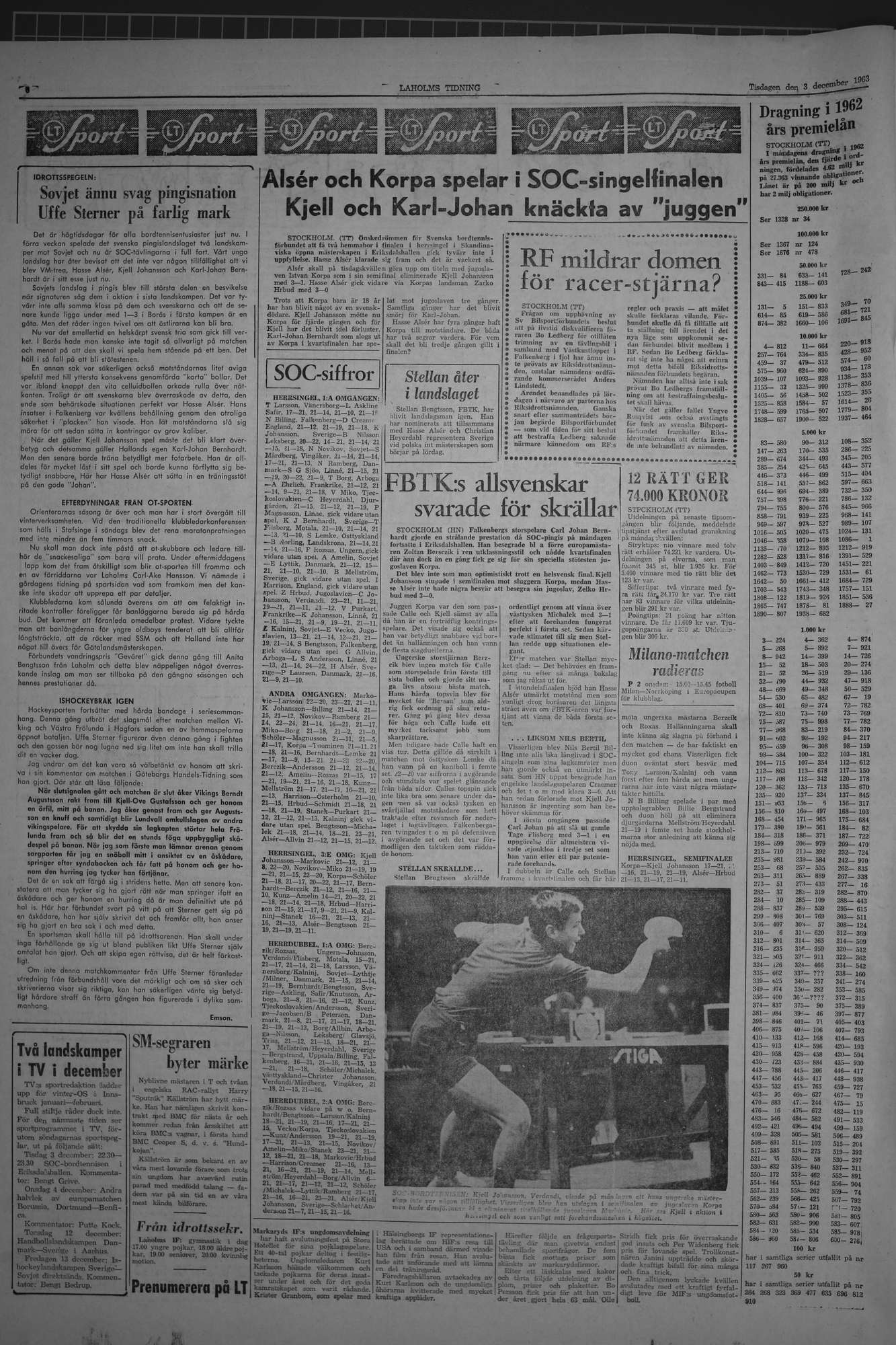 Laholms Tidning Tisdag 3 december 1963, sida 6