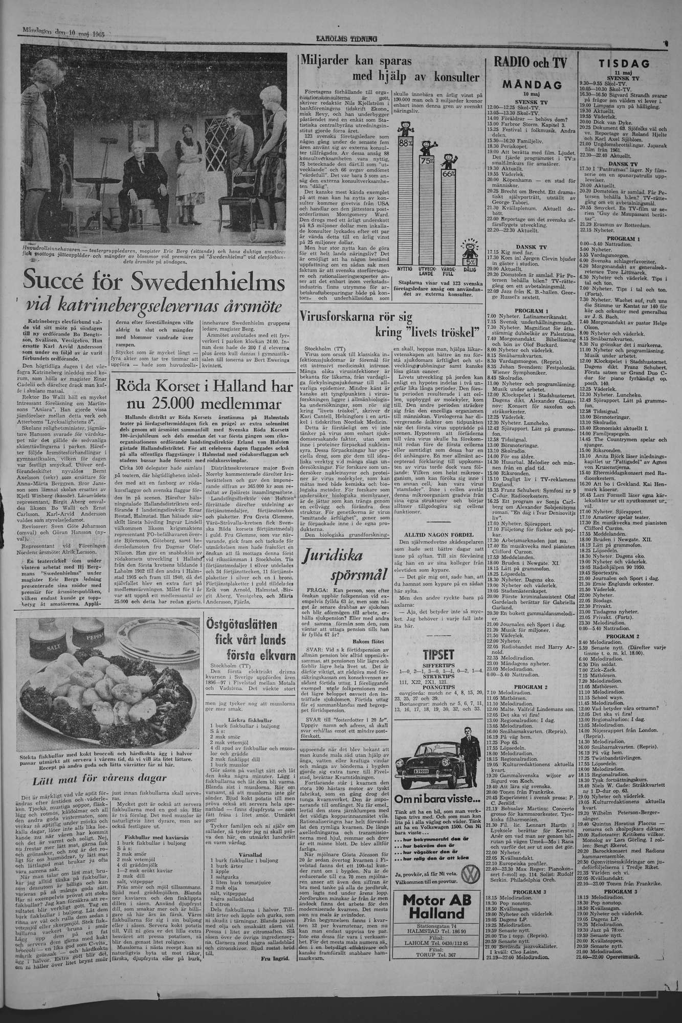Laholms Tidning Måndag 10 maj 1965, sida 7