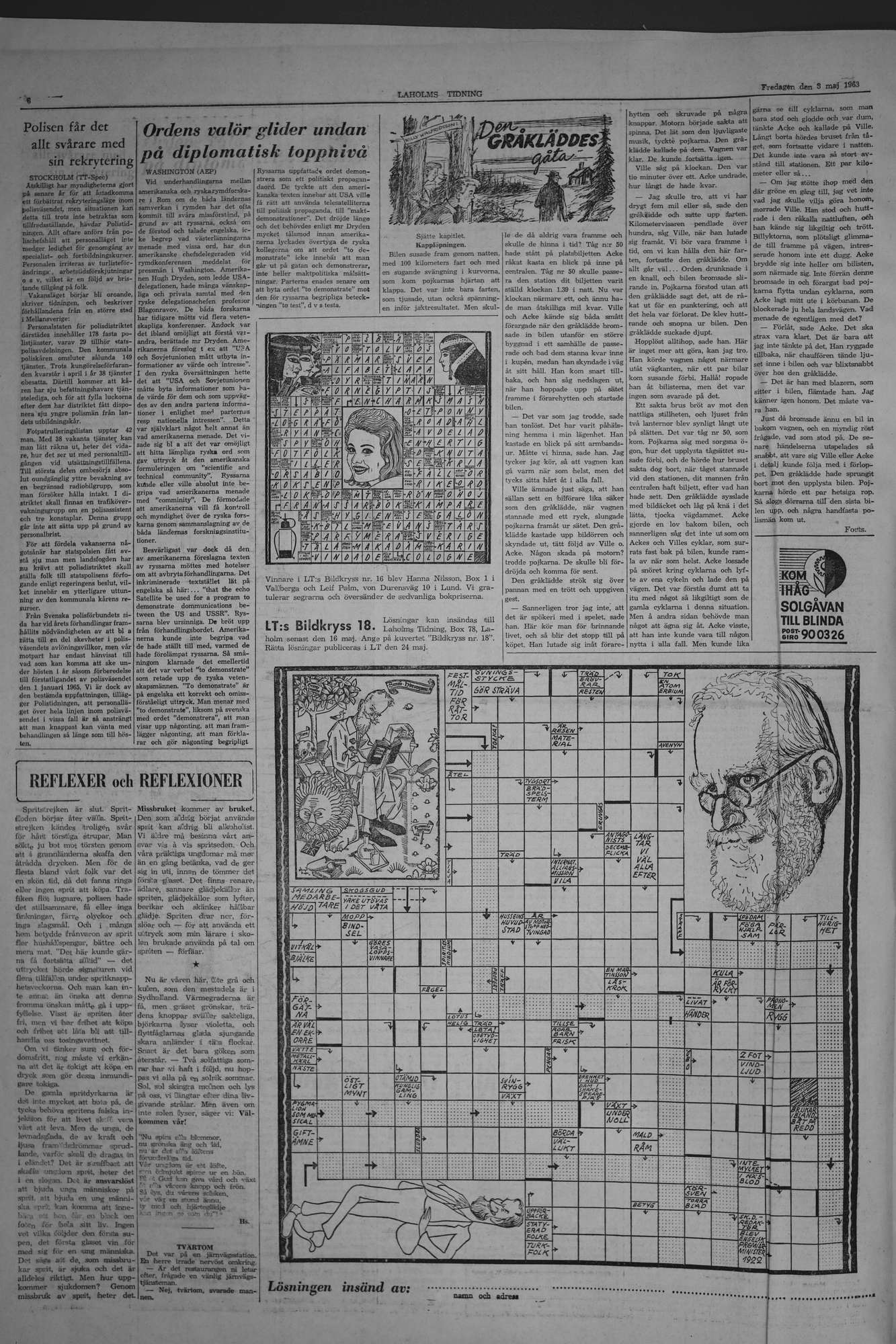 Laholms Tidning Fredag 3 maj 1963, sida 6