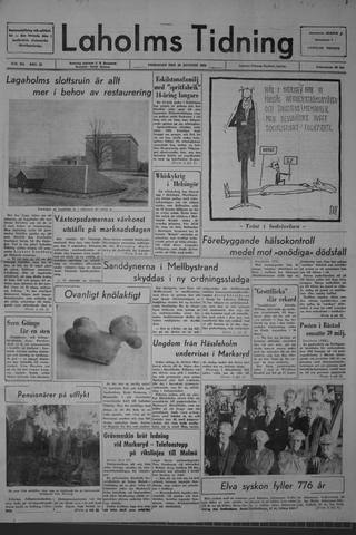 Förstasidan, Fredag 30 augusti 1963