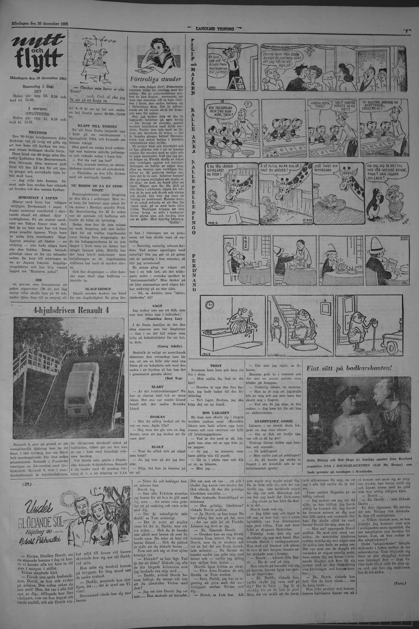 Laholms Tidning Måndag 30 december 1963, sida 7
