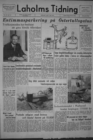 Förstasidan, Onsdag 12 maj 1965