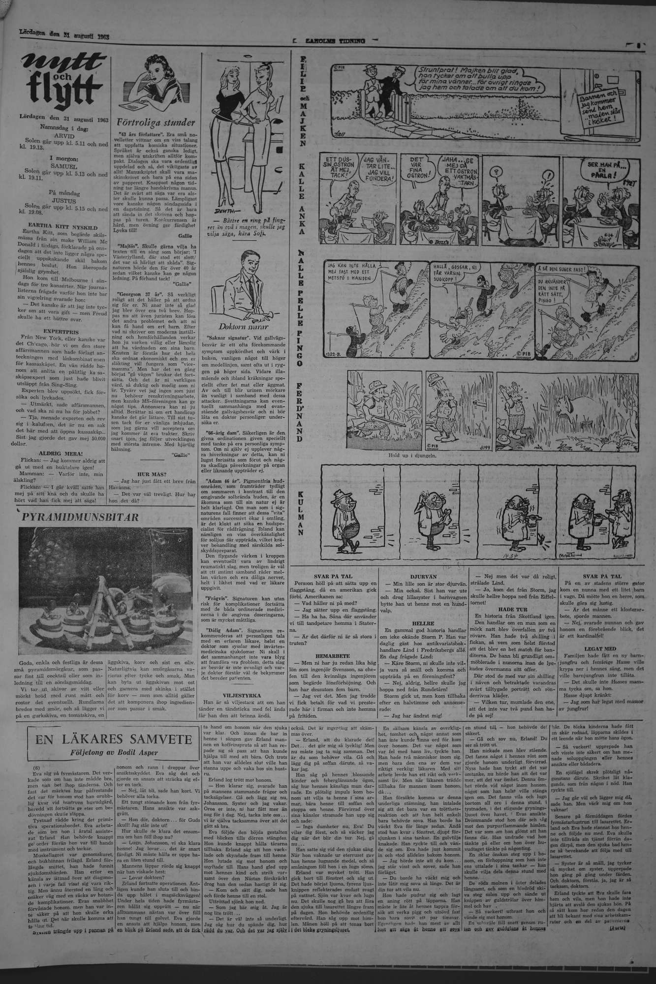 Laholms Tidning Lördag 31 augusti 1963, sida 5