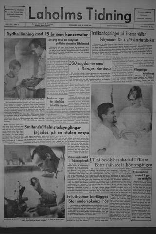 Förstasidan, Onsdag 31 juli 1963