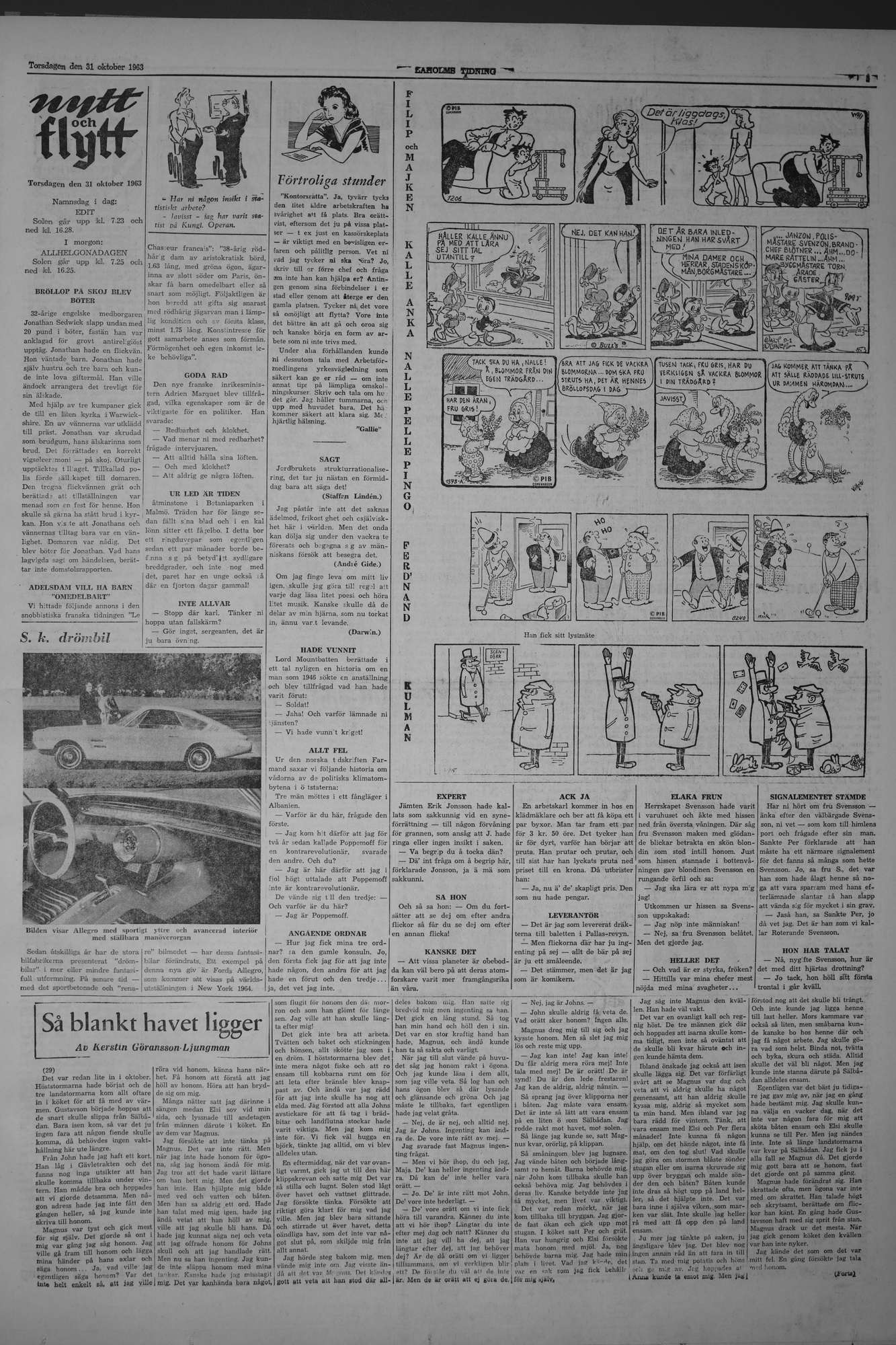 Laholms Tidning Torsdag 31 oktober 1963, sida 5