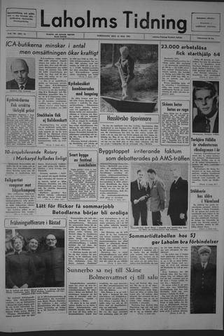 Förstasidan, Torsdag 13 maj 1965