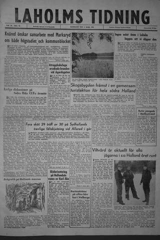 Förstasidan, Måndag 4 mars 1963
