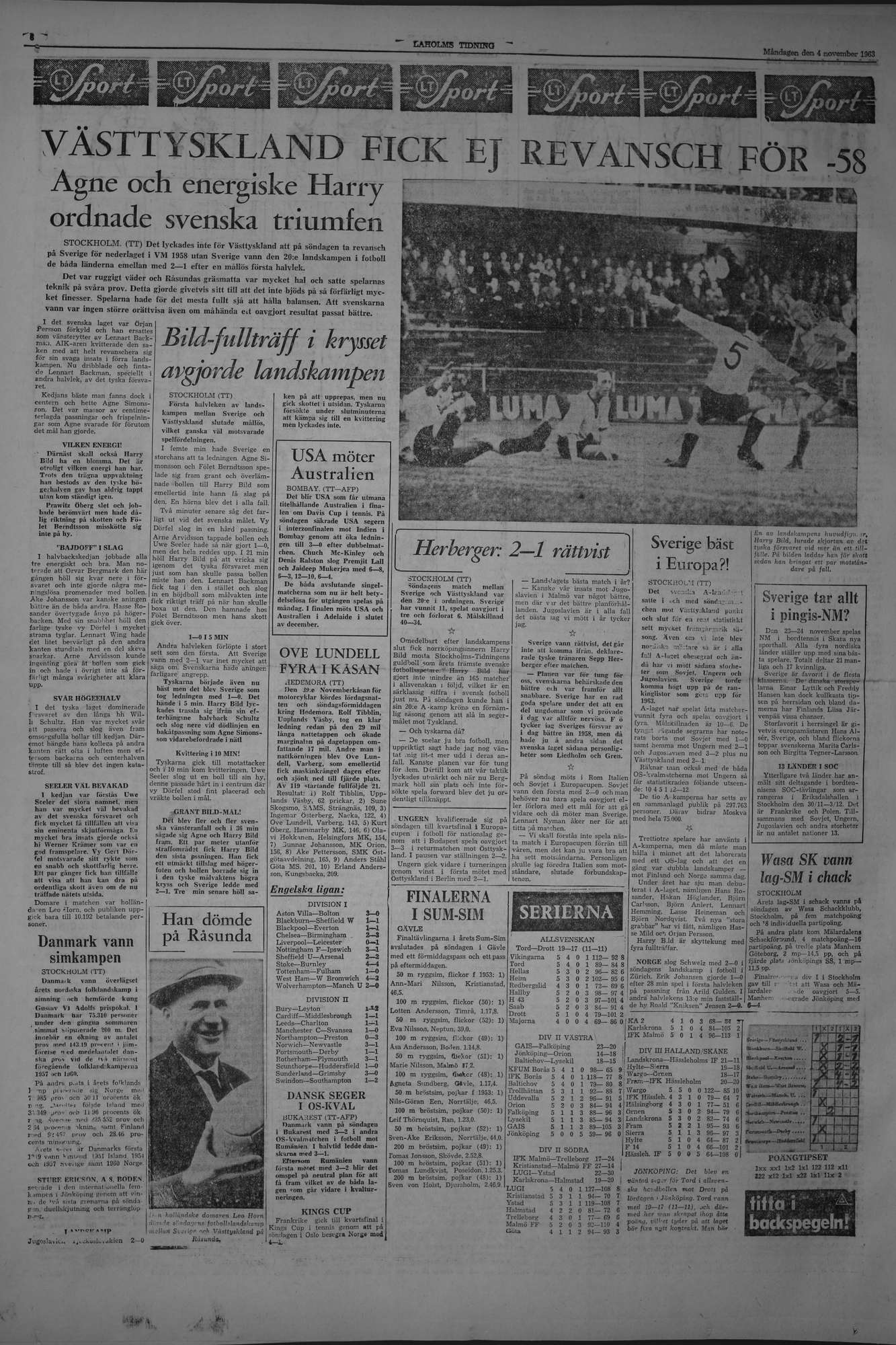 Laholms Tidning Måndag 4 november 1963, sida 6
