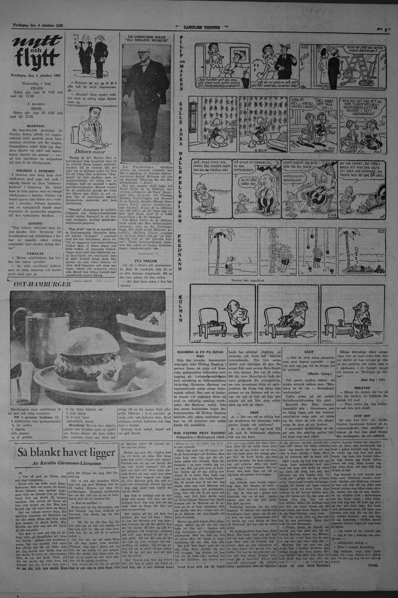 Laholms Tidning Fredag 4 oktober 1963, sida 5