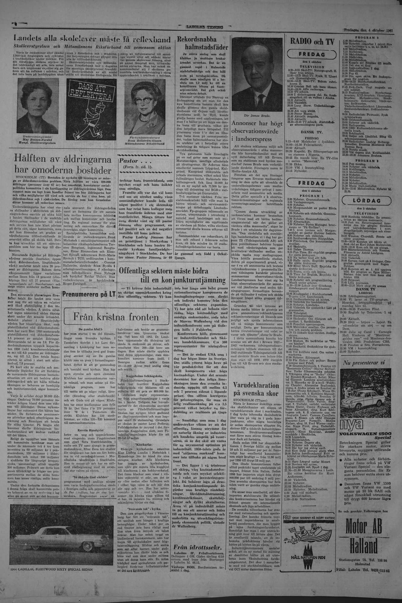 Laholms Tidning Fredag 4 oktober 1963, sida 6