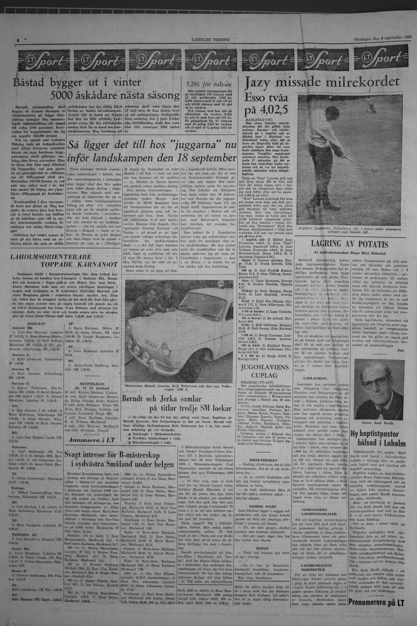 Laholms Tidning Onsdag 4 september 1963, sida 6