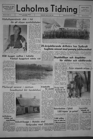 Förstasidan, Fredag 14 maj 1965