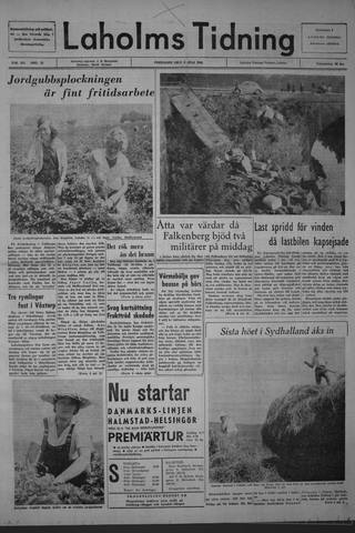 Förstasidan, Fredag 5 juli 1963